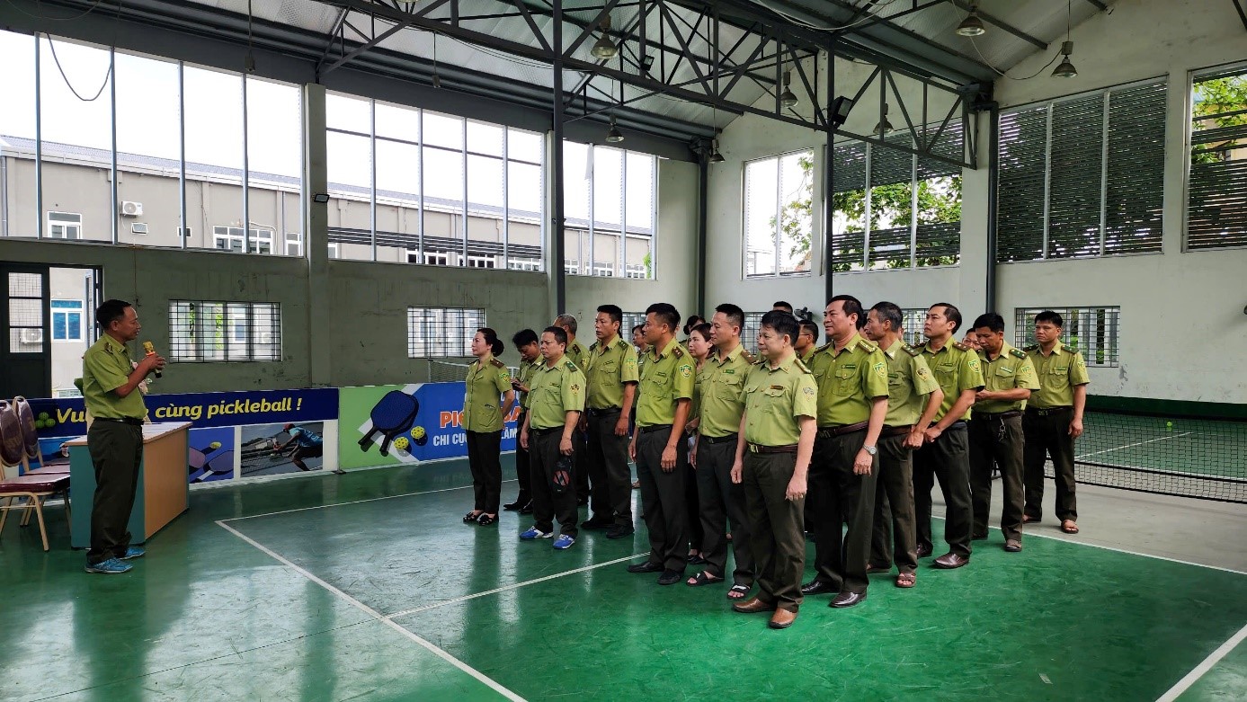 SÔI NỔI GIẢI PICKLEBALL  CHÀO MỪNG 52 NĂM THÀNH LẬP LỰC LƯỢNG KIỂM LÂM VIỆT NAM  VÀ THÀNH CÔNG ĐẠI HỘI CHI BỘ CHI CỤC KIỂM LÂM VÙNG I KHÓA XVI
