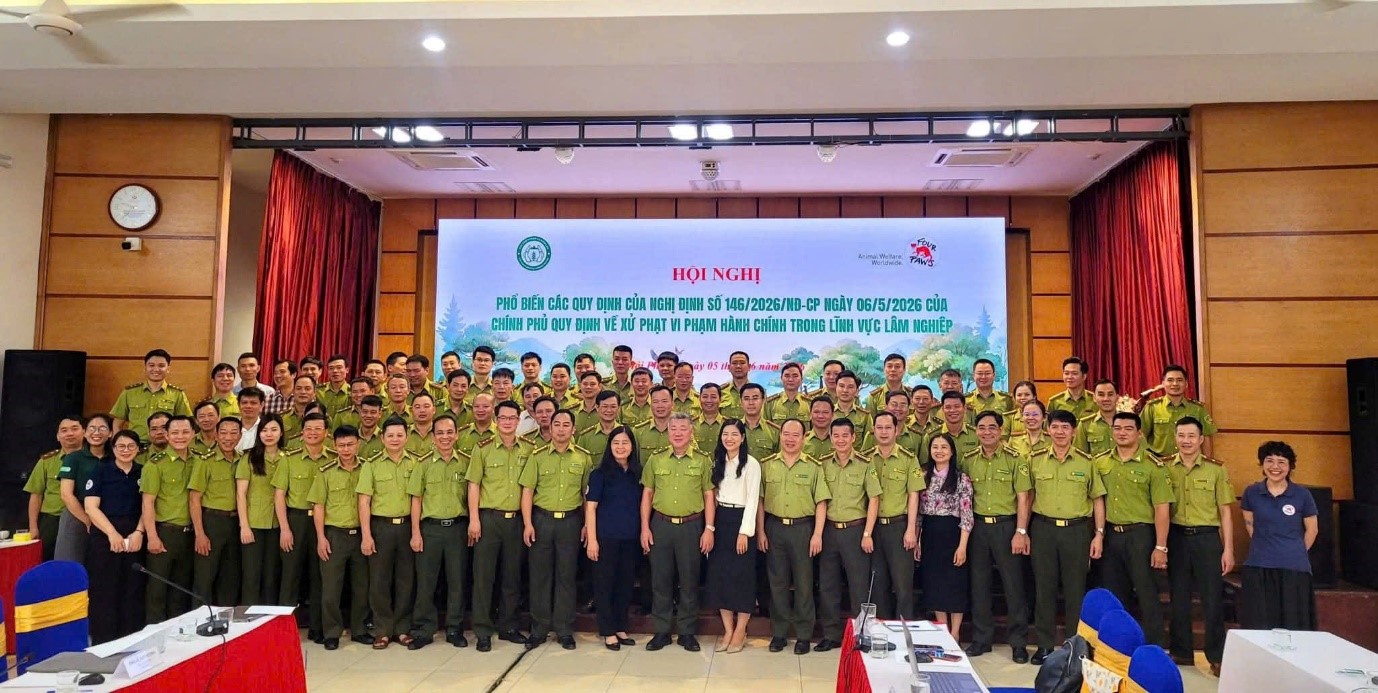 HỘI NGHỊ PHỔ BIẾN NGHỊ ĐỊNH SỐ 146/2026/NĐ-CP VỀ XỬ PHẠT VI PHẠM HÀNH CHÍNH TRONG LĨNH VỰC LÂM NGHIỆP