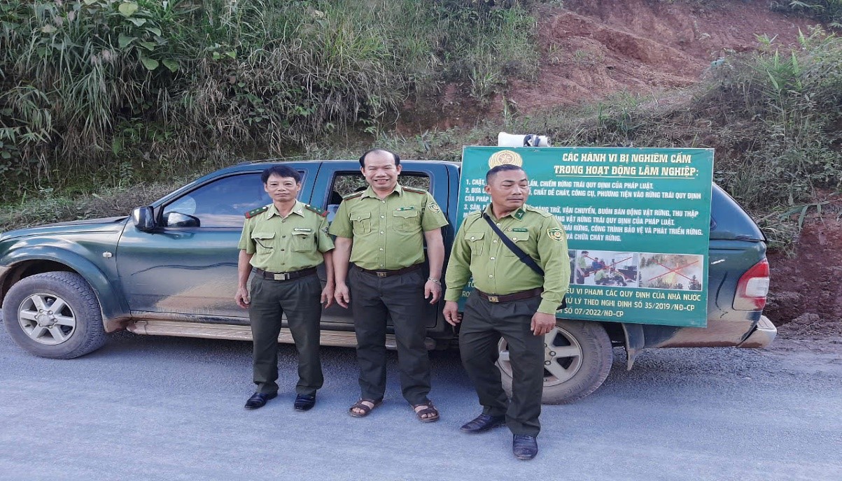 Chi cục Kiểm lâm Vùng I phối hợp tuyên truyền bảo vệ rừng, PCCCR và bảo vệ động vật hoang dã tại tỉnh Điện Biên
